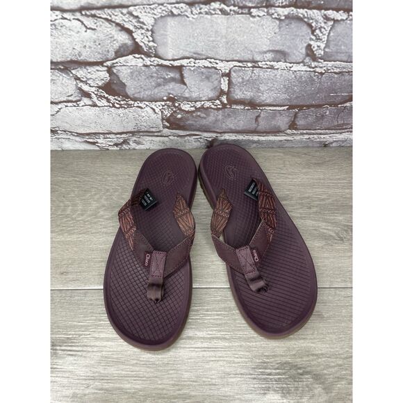 Chaco Lowdown Purple Polyester FlipFlops Beach Slide Sandals Women Sz 6M US/37EU - Picture 2 of 16